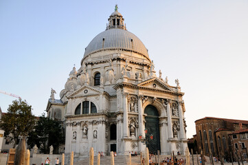 Fototapeta premium The Basilica Di Santa Maria Della Salute, Venice, Italy.