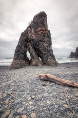 Quiet rocky beach