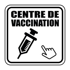 Logo centre de vaccination.