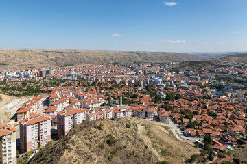 City view from Çankırı karatekin castle