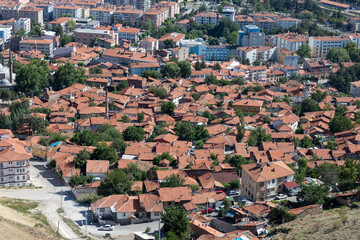 City view from Çankırı karatekin castle