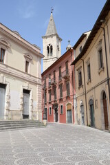 Fototapeta na wymiar Piazza Ovidio (Sulmona AQ)