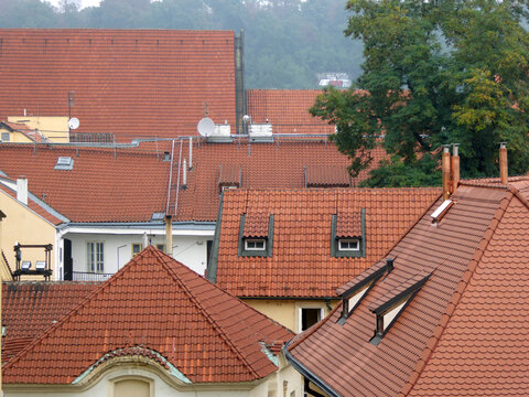 Impressions of Prague, Czech Republic - Roof Tops