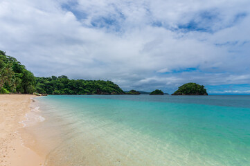 Ilig-Iligan beach in Boracay Island, Philippines.  Travel and nature.