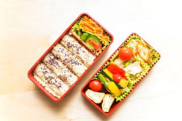 手作りのお弁当