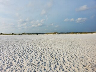 sand dunes on the beach