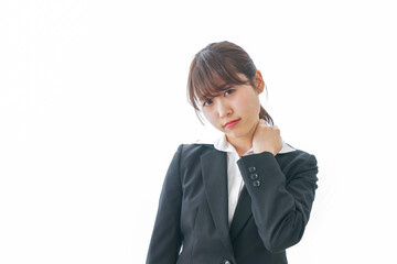 肩こりに苦しむビジネスパーソン