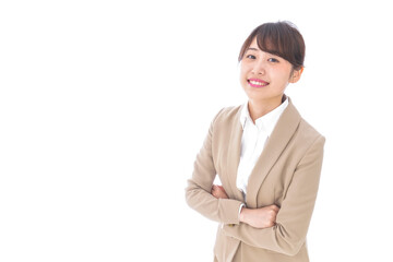 腕を組むビジネスウーマン