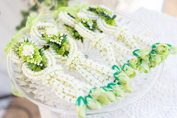 Steering wheel for Thai wedding ceremony