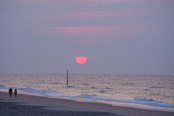 Obraz premium Sunrise on Topsail Island