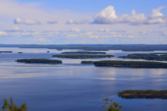 Lake Pielinen In Finland