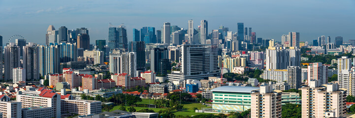 Fototapeta na wymiar Singapore Cityscapes at Daytime