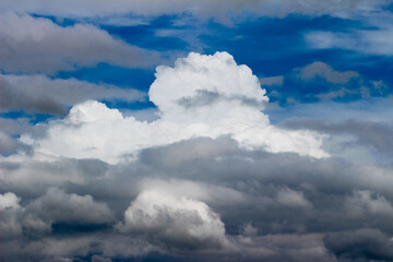 Obraz premium blue sky with clouds