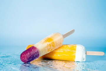 colorful ice cream sticks