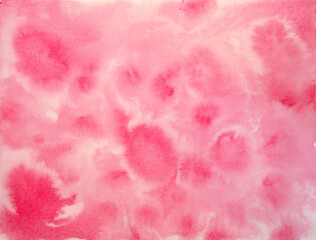 細胞のようなピンクの水彩滲みテクスチャ