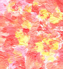 シワのよった水彩滲みテクスチャ