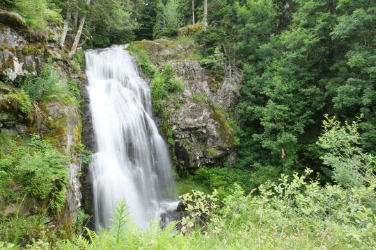 Cascades des Vergnes, col de Prat de Bouc, Cantal, Auvergne