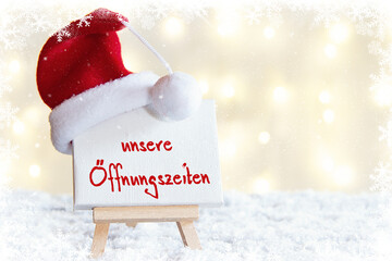 Unsere Öffnungszeit an Weihnachten