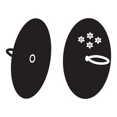 Cymbal icon vector illustration