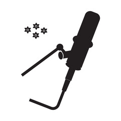 Microphone icon vector illustration