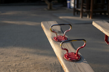 夕暮れのシーソー