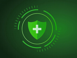 Obraz premium 2D illustration medical structure background