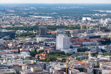 Fototapeta premium Berlin from above