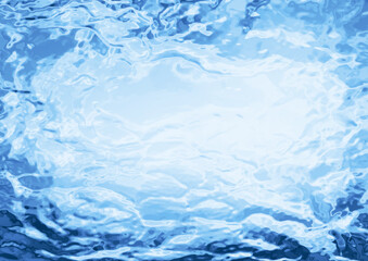 Winter blue ice background. Abstract vector illustration