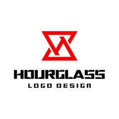 Bold and strong logo about hourglass and letter H.
EPS 10, Vector.