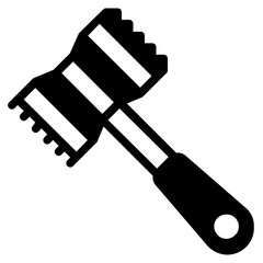 tenderizer glyph icon