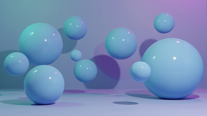 wallpaper with blue balls
