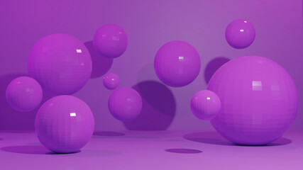 wallpaper with purple balls