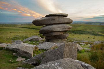 The Cheesewring on Stowes Hill Bodmin moor