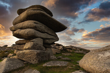 The Cheesewring on Stowes Hill Bodmin moor