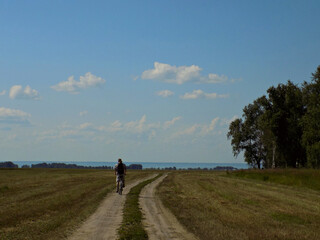 The road stretching into the distance