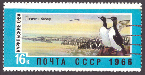 Russia - CIRCA 1966: Postage stamp printed in the Soviet Union, dedicated to the Russian Far East,...