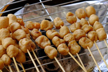 Fish Satay known as Lokcing. 