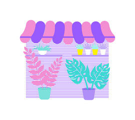 Flower Shop Illustration
