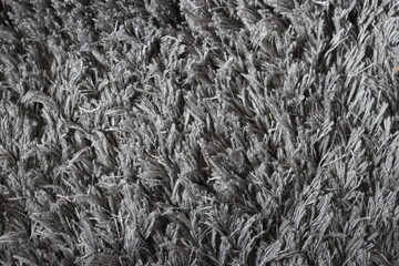 Grey carpet protects heat gives heat long hair