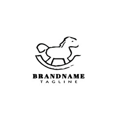 trojan horse logo icon design vector illustration