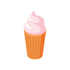 Isometric Ice Cream Cup