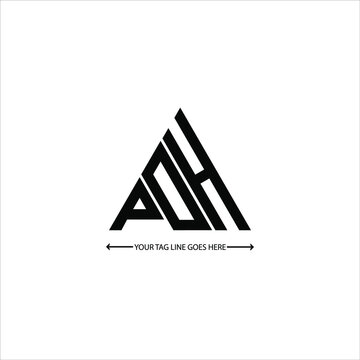 PDH letter logo creative design. PDH unique design, POH letter logo creative design. POH unique design
