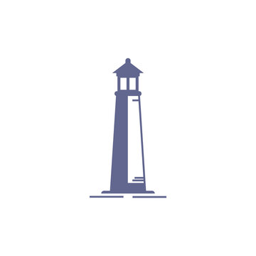 Lighthouse icon design illustration template