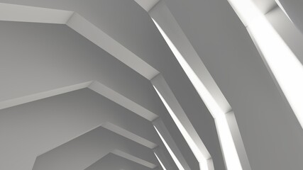 Obraz premium Abstract gray background geometric pattern of design 3d render