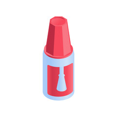 Glue Isometric Illustration