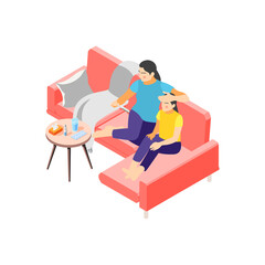Flu Isometric Icon