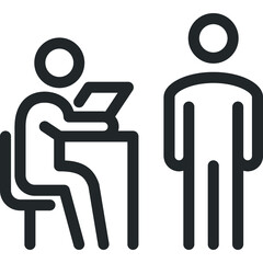 RECRUITMENT LINE ICON