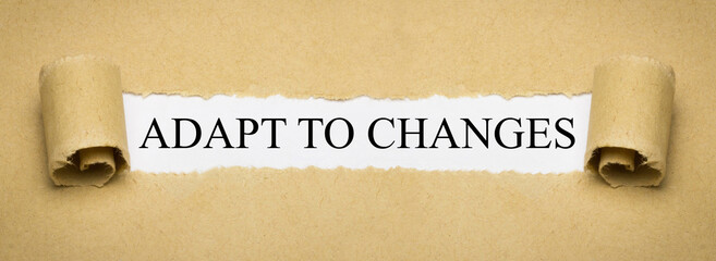 adapt to changes