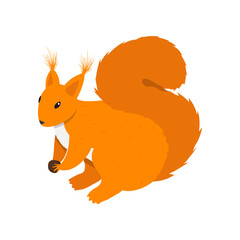 Isometric Squirrel Illustration
