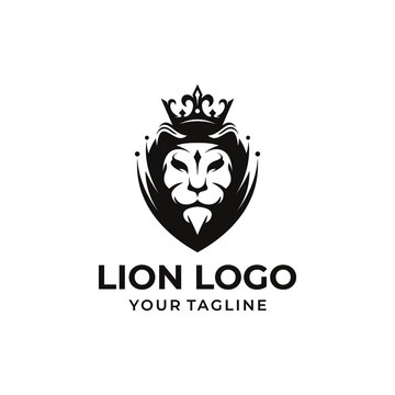 Lion head logo Premium Vector  